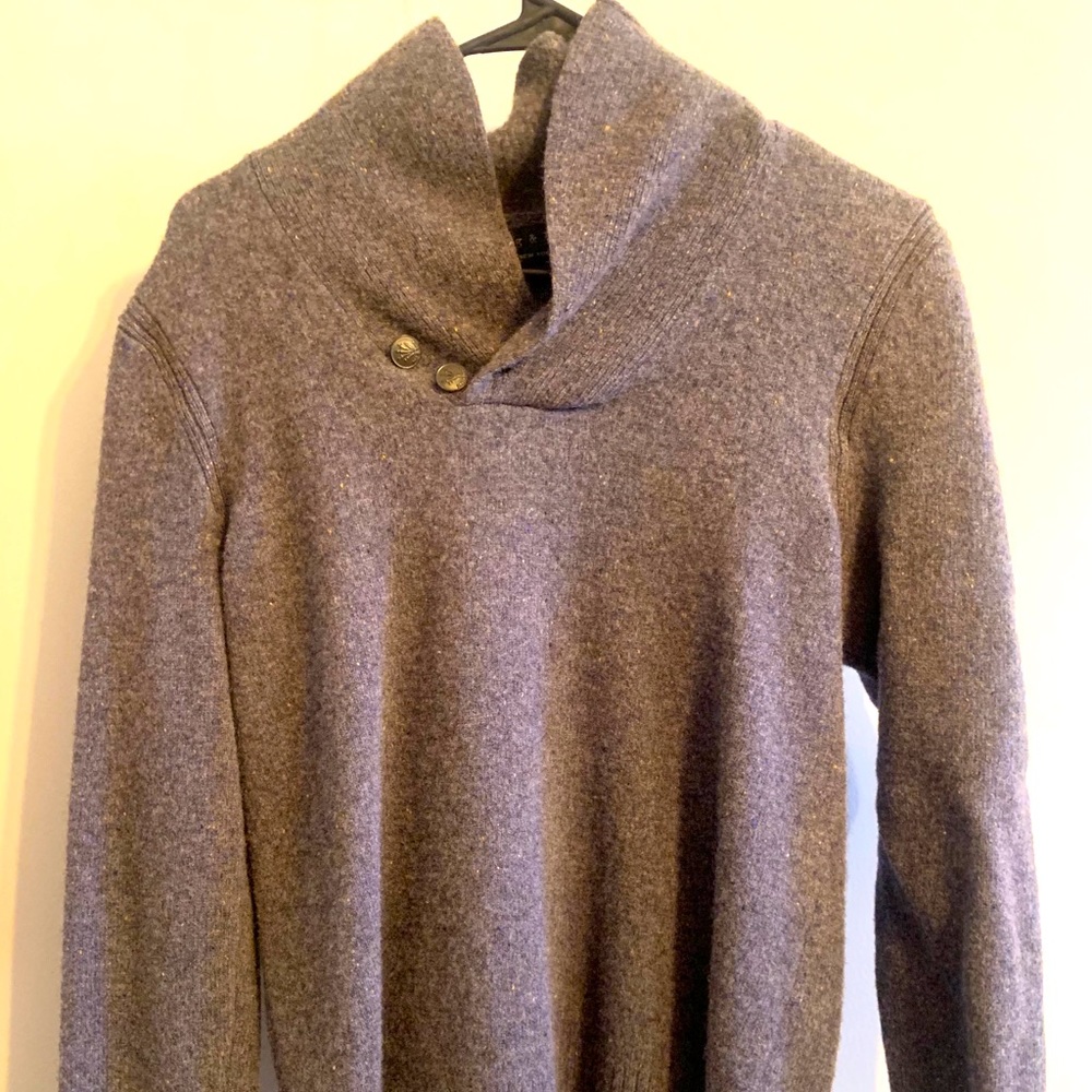 rag & bone Cowl Neck Gray Sweater Small